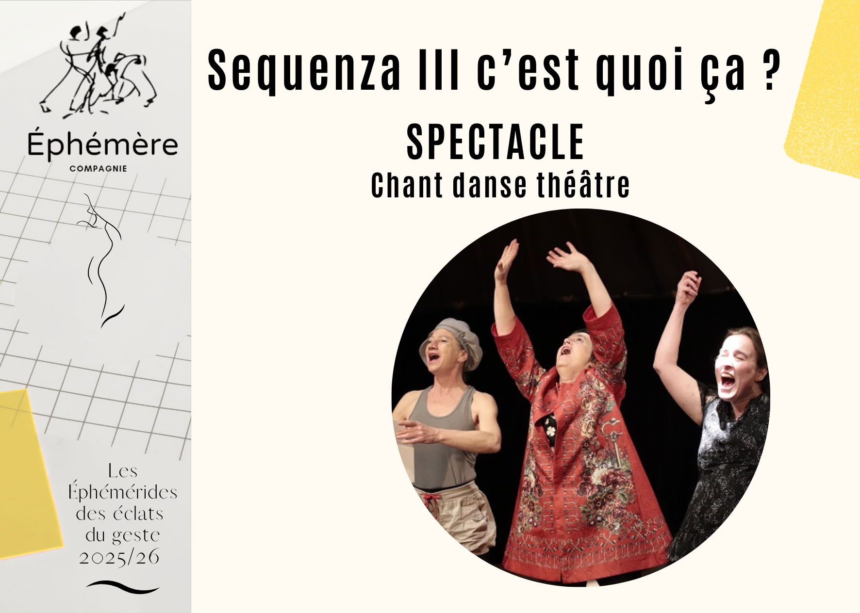 Flyer recto sequenza