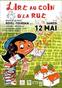 Lire au coin d'la rue, festival de rue à Revel Tourdan.